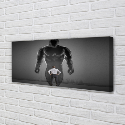 Pintura em tela Homem musculoso