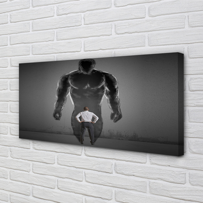 Pintura em tela Homem musculoso