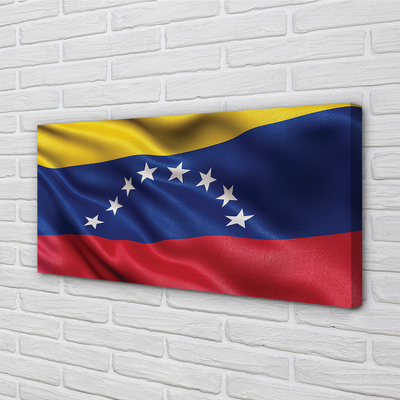 Pintura em tela bandeira venezuelana