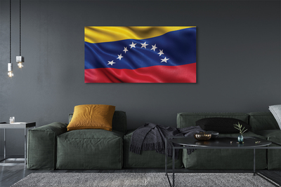 Pintura em tela bandeira venezuelana
