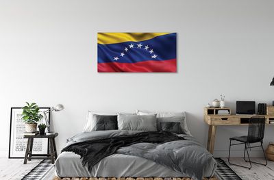 Pintura em tela bandeira venezuelana