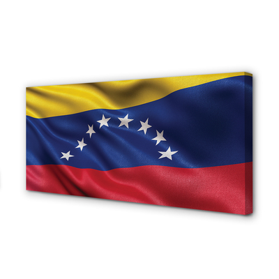 Pintura em tela bandeira venezuelana