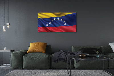 Pintura em tela bandeira venezuelana