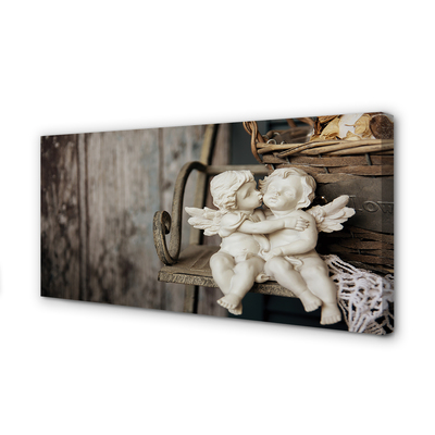 Quadro em tela Anjo Beijando