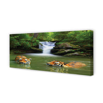 Pintura em tela Cachoeira do Tigre