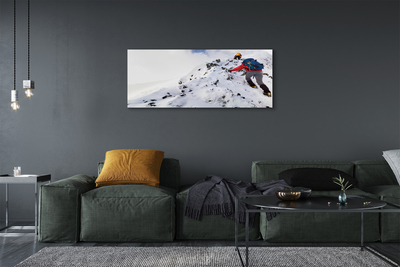 Pintura em tela Escalada de montanha