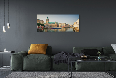 Pintura em tela Catedral do Rio Alemanha em Hamburgo