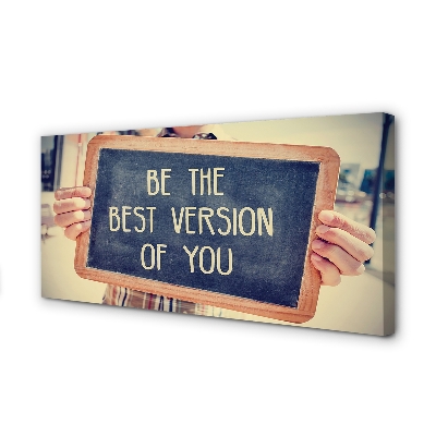 Quadro em tela Placa de inscrição