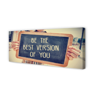 Quadro em tela Placa de inscrição