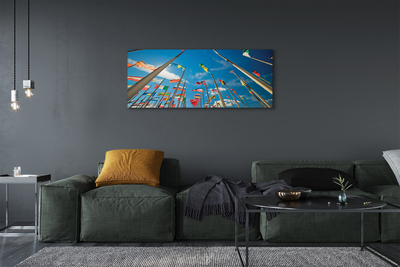 Pintura em tela Várias bandeiras