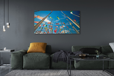 Pintura em tela Várias bandeiras