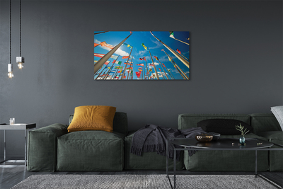 Pintura em tela Várias bandeiras