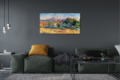 Pintura em tela Monte Sainte-Victoria - Pierre Auguste Renoir