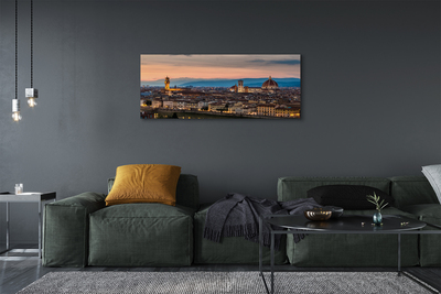 Pintura em tela Itália Panorama das montanhas da catedral