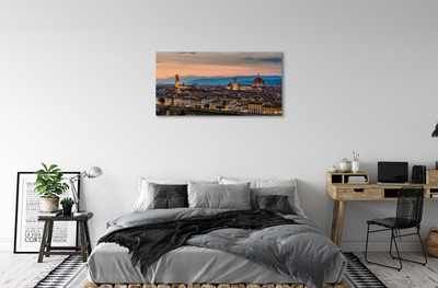 Pintura em tela Itália Panorama das montanhas da catedral