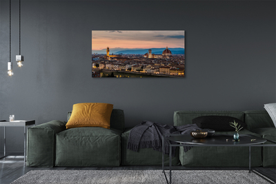 Pintura em tela Itália Panorama das montanhas da catedral