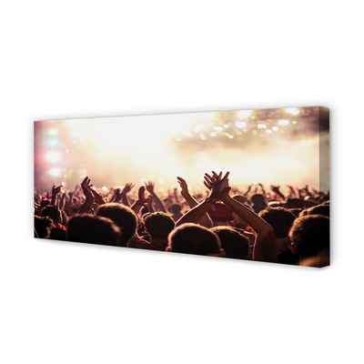 Pintura em tela Concerto de pessoas