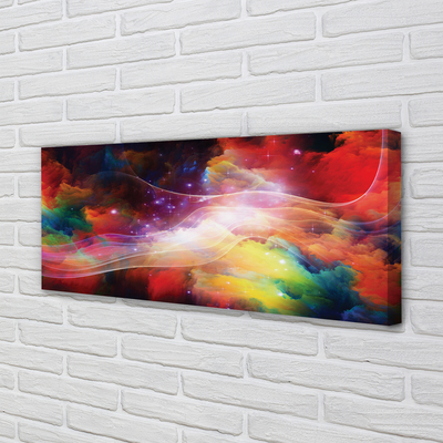 Quadro em tela Fractais de ondas abstratas