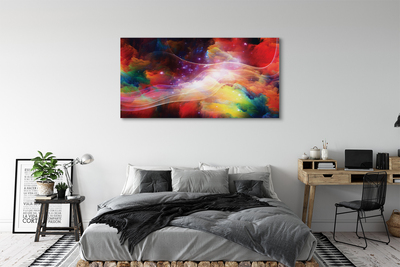 Quadro em tela Fractais de ondas abstratas