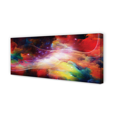 Quadro em tela Fractais de ondas abstratas