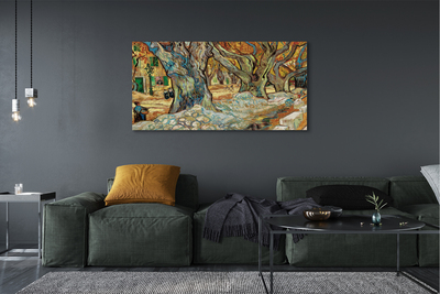 Pintura em tela Reparando a Estrada - Vincent van Gogh