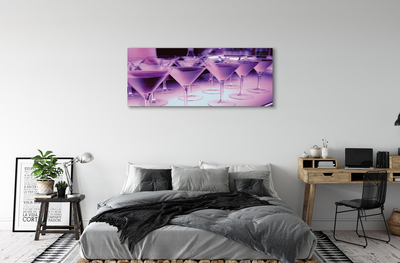 Pintura em tela Coquetéis em copos