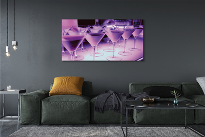 Pintura em tela Coquetéis em copos