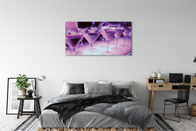 Pintura em tela Coquetéis em copos