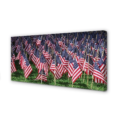 Quadro em tela Bandeiras dos Estados Unidos