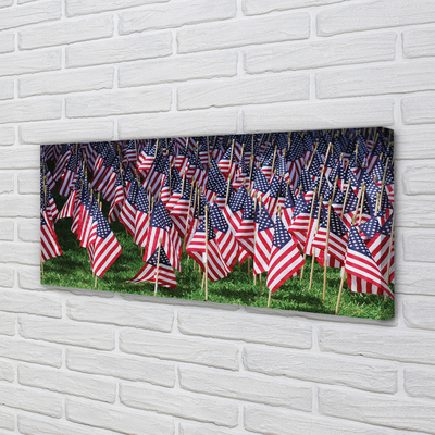 Quadro em tela Bandeiras dos Estados Unidos