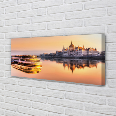 Quadro em tela Navio do mar ocidental