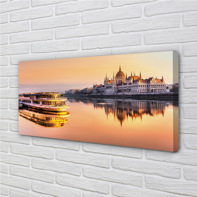 Quadro em tela Navio do mar ocidental