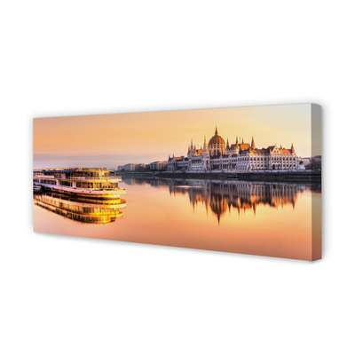 Quadro em tela Navio do mar ocidental