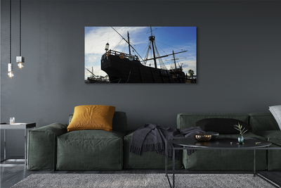 Pintura em tela Navio do Céu