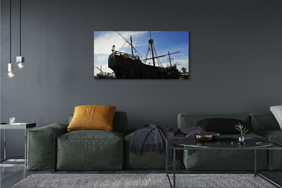 Pintura em tela Navio do Céu