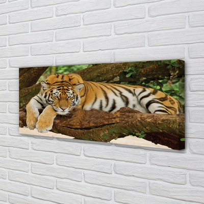 Pintura em tela Árvore-tigre