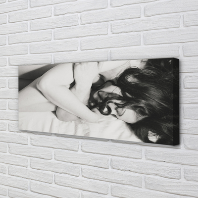 Quadro em tela Mulher adormecida