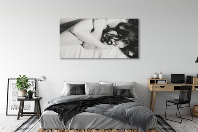 Quadro em tela Mulher adormecida