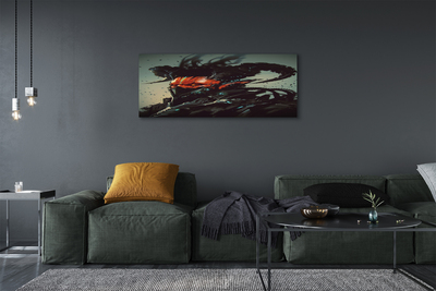 Pintura em tela Uma figura sombria e assustadora