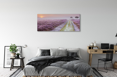 Quadro em tela Campo de urze