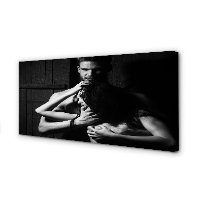 Pintura em tela Mulher homem