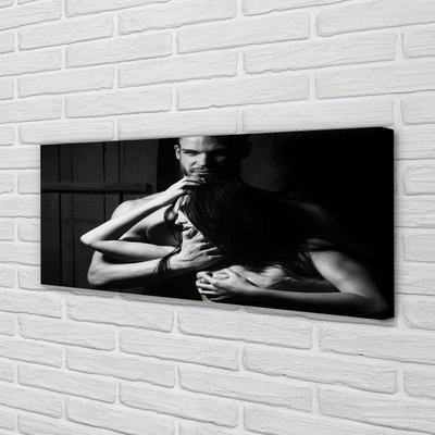 Pintura em tela Mulher homem