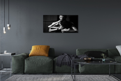 Pintura em tela Mulher homem