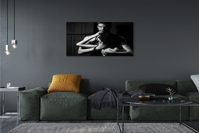 Pintura em tela Mulher homem