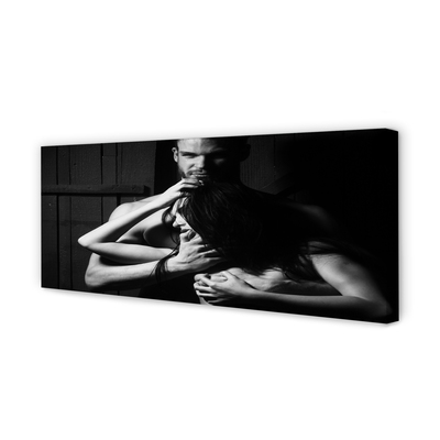 Pintura em tela Mulher homem