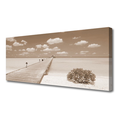 Quadro em tela Paisagem da Ponte do Mar