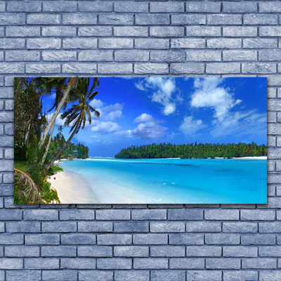 Quadro canvas Praia Palms Mar
