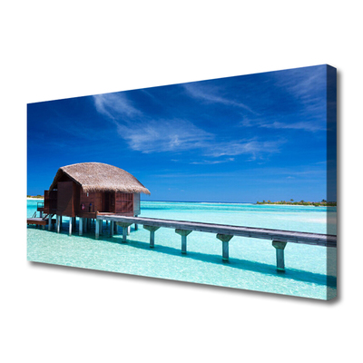 Quadro em tela Arquitetura da Sea Beach House