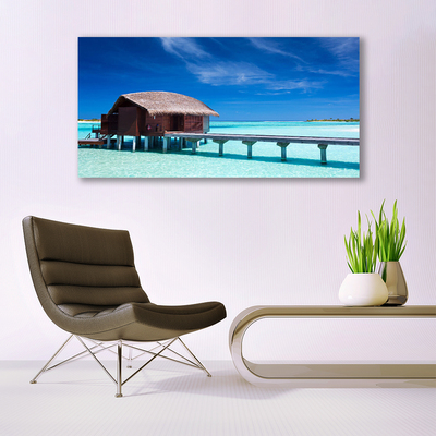 Quadro em tela Arquitetura da Sea Beach House