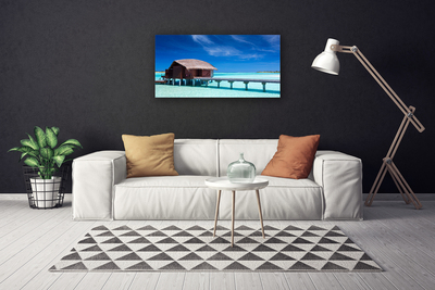 Quadro em tela Arquitetura da Sea Beach House